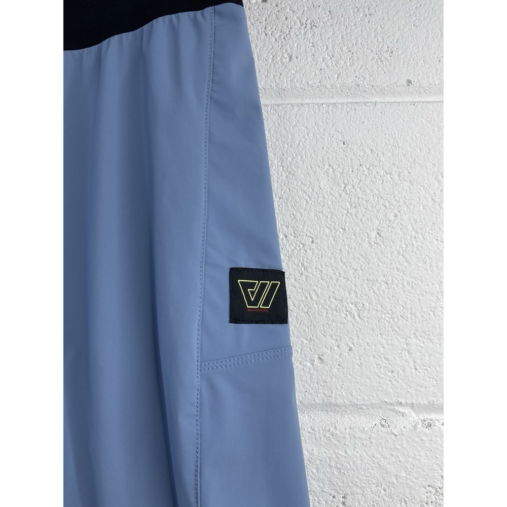 Wolaco Performance Shorts Men's Light Blue Stretch Workout Elastic Waist XL EUC - Picture 2 of 7
